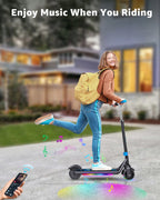 GYROOR H30 Max Kids Electric Scooter With Bluetooth Music Speaker - AHA SUPERSTORE